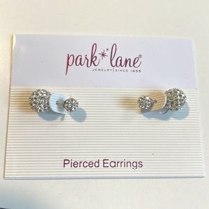 PARK LANE EARRINGS Beautiful sparkling ball earrings with sparkling backs.